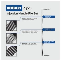 Kobalt Files 8-in Smooth File Set File -Hot Sale Kobalt Shop 42253309