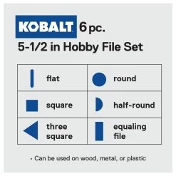 Kobalt Files 5.5-in Smooth File Set File -Hot Sale Kobalt Shop 42253310