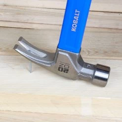 Kobalt Hammers 20-oz Smooth Face Steel Head Fiberglass Claw Hammer -Hot Sale Kobalt Shop 42367950 scaled