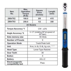 Kobalt Torque Wrenches 3/8-in Drive Digital Torque Wrench (5-ft lb to 100-ft lb) -Hot Sale Kobalt Shop 42708358