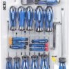 Kobalt Screwdrivers 20-Piece Plastic Handle Magnetic Set Screwdriver Set