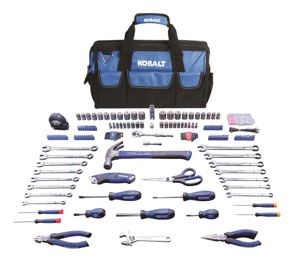 Kobalt Household Tool Sets 267 Piece Home Owner's Tool Set in Bag 1 Kobalt Household Tool Sets 267 Piece Home Owner's Tool Set in Bag