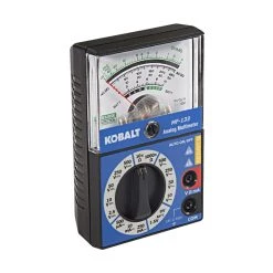 Kobalt Test Meters 0.25 Amp 500V Analog Manual Ranging Multimeter (Battery Included) 8 Kobalt Test Meters 0.25 Amp 500V Analog Manual Ranging Multimeter (Battery Included) -Hot Sale Kobalt Shop 43489084
