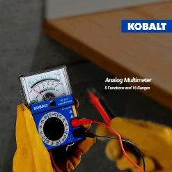 Kobalt Test Meters 0.25 Amp 500V Analog Manual Ranging Multimeter (Battery Included) 11 Kobalt Test Meters 0.25 Amp 500V Analog Manual Ranging Multimeter (Battery Included) -Hot Sale Kobalt Shop 43489086