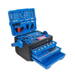 Hot Sale Kobalt Shop 16 Kobalt Mechanics Tool Sets 243-Piece Standard (SAE) and Metric Combination Polished Chrome Mechanics Tool Set (1/4-in; 3/8-in)