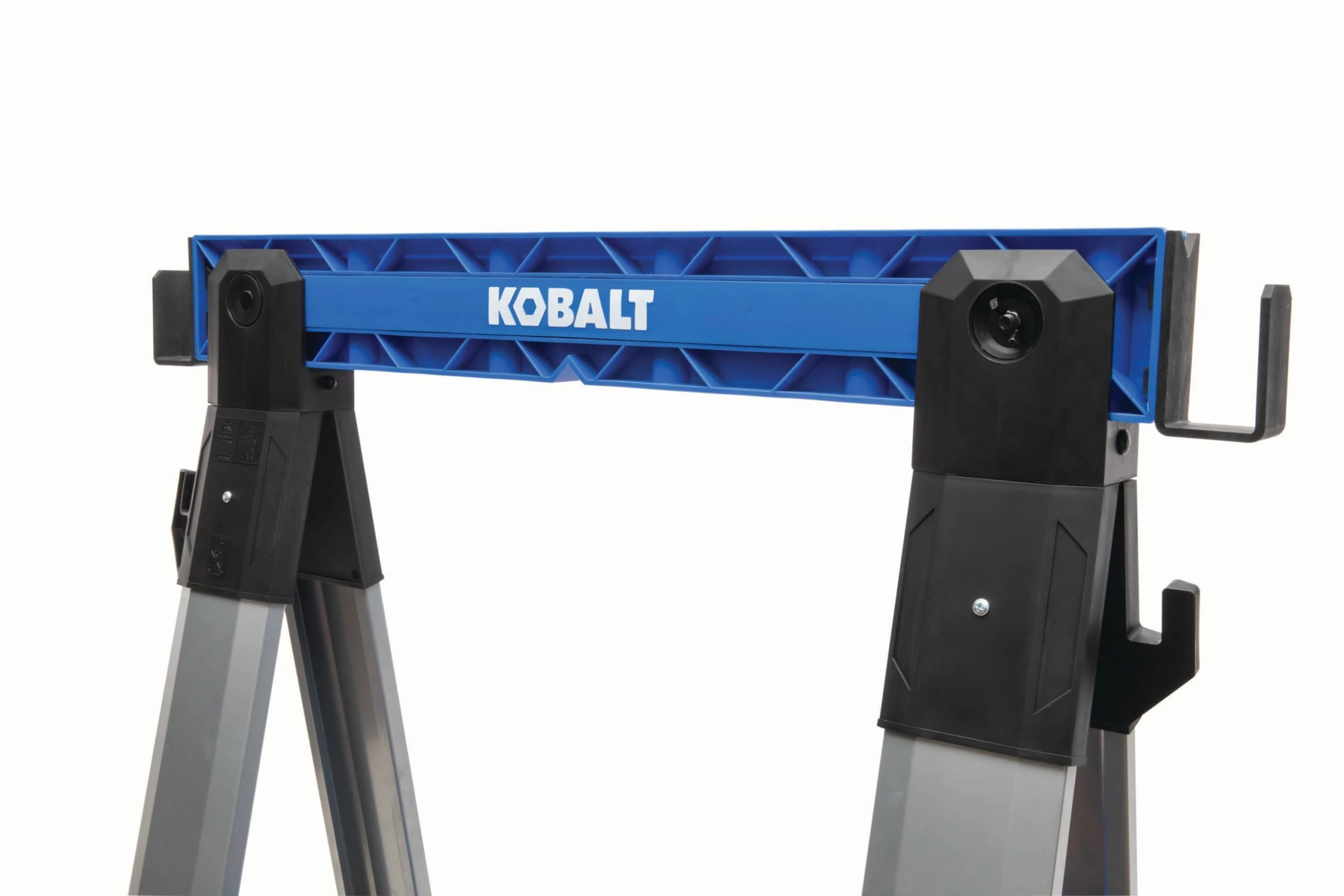 Kobalt Saw Horses 30.63-in W x 33.5-in H Adjustable Pp and Steel Construction Saw Horse (1000-lb Capacity) 2 Kobalt Saw Horses 30.63-in W x 33.5-in H Adjustable Pp and Steel Construction Saw Horse (1000-lb Capacity) - Image 2