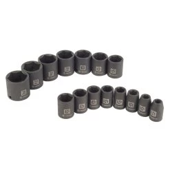 Kobalt Impact Sockets & Impact Socket Sets 15-Piece Standard (SAE) 1/2-in Drive 6-Point Impact Socket Set -Hot Sale Kobalt Shop 44418170