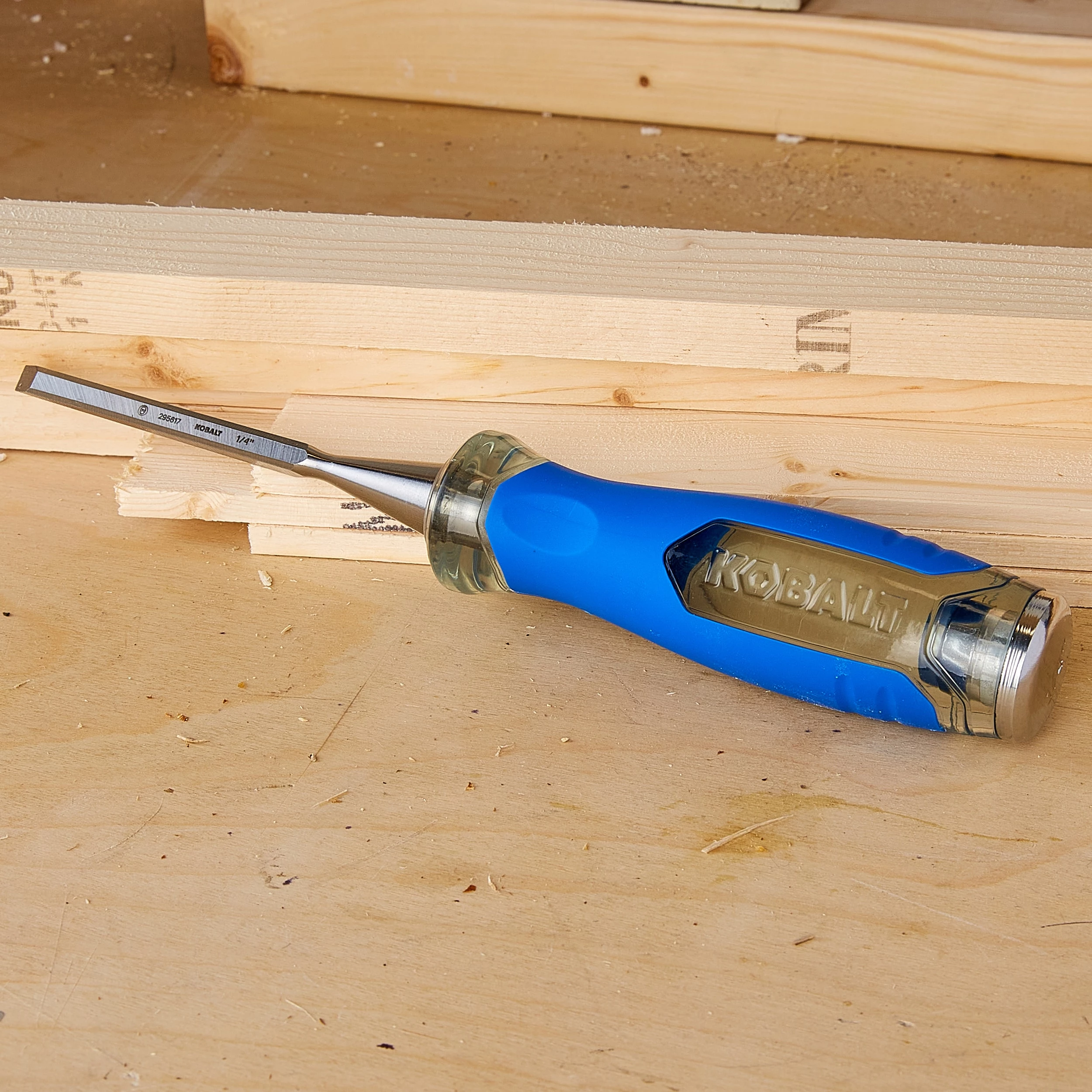 Kobalt Chisels 0.25-in Woodworking Chisel 2 Kobalt Chisels 0.25-in Woodworking Chisel - Image 2