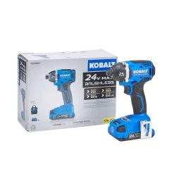 Kobalt Impact Drivers 24-volt Max Variable Speed Brushless Cordless Impact Driver (1-Battery Included) 13 Kobalt Impact Drivers 24-volt Max Variable Speed Brushless Cordless Impact Driver (1-Battery Included) -Hot Sale Kobalt Shop 45231353