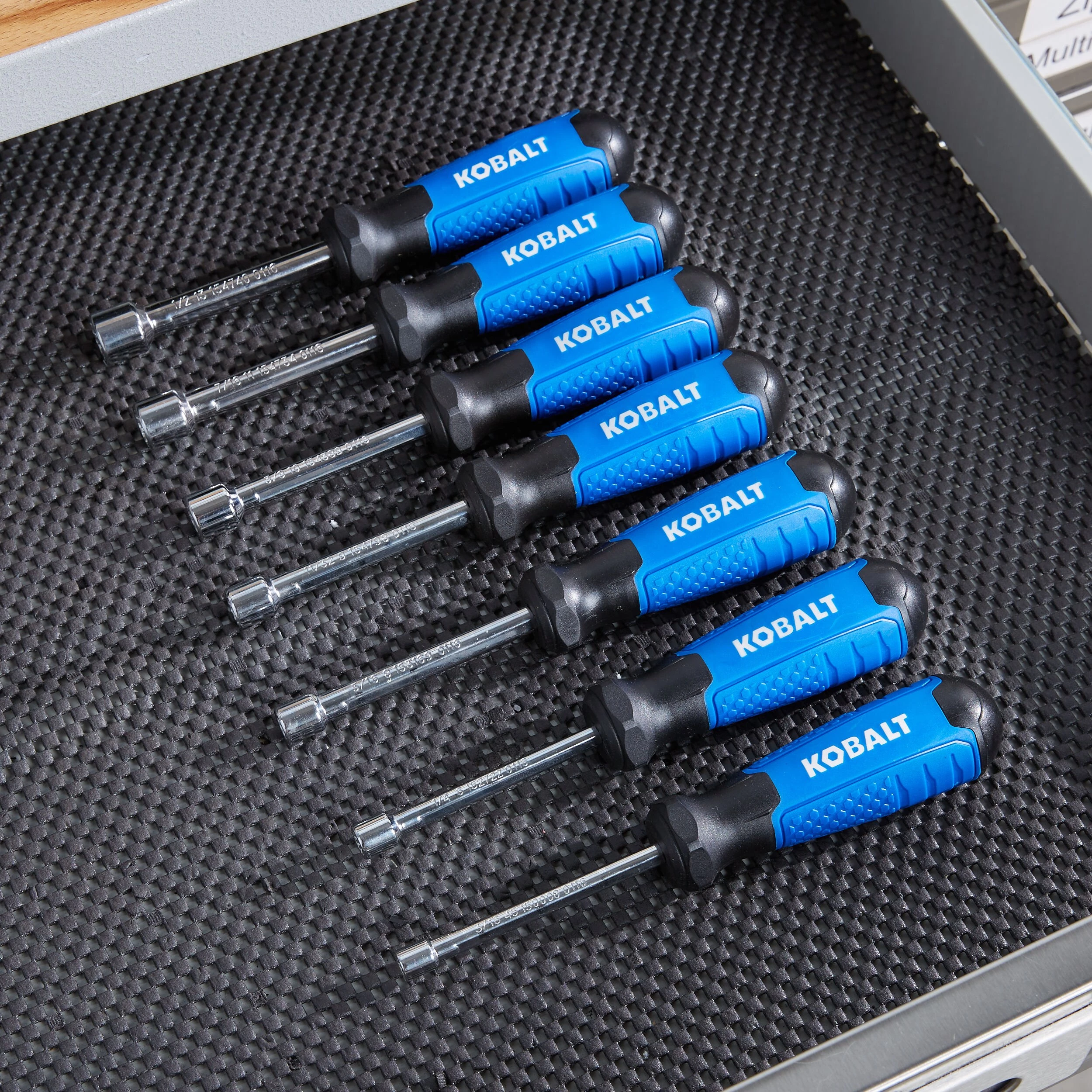 Kobalt Nut Driver Sets 7-Piece Metric and SAE Spline Nut Driver Set 2 Kobalt Nut Driver Sets 7-Piece Metric and SAE Spline Nut Driver Set - Image 2