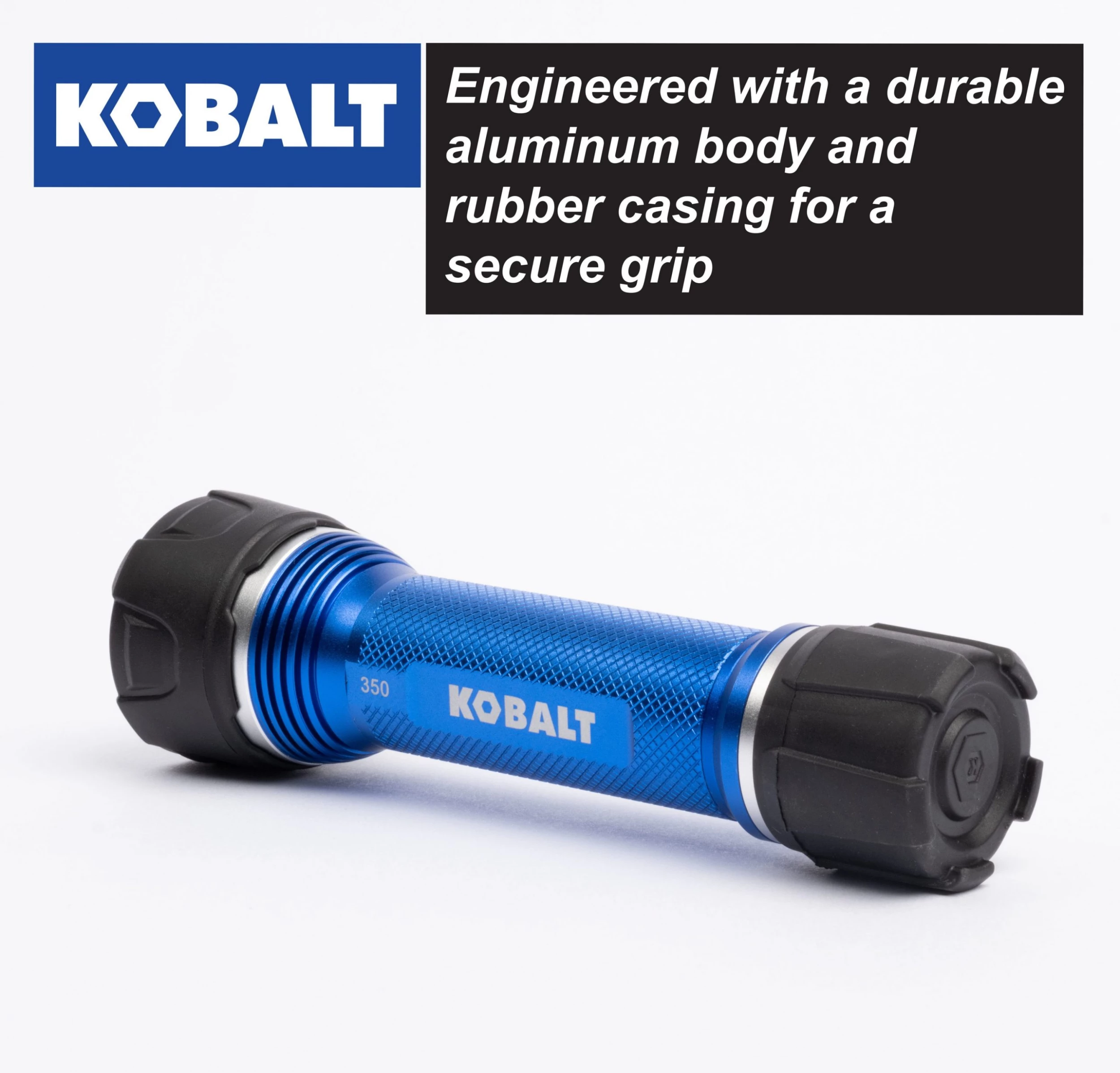 Kobalt Flashlights 350-Lumen LED Rechargeable Flashlight 3 Kobalt Flashlights 350-Lumen LED Rechargeable Flashlight - Image 3