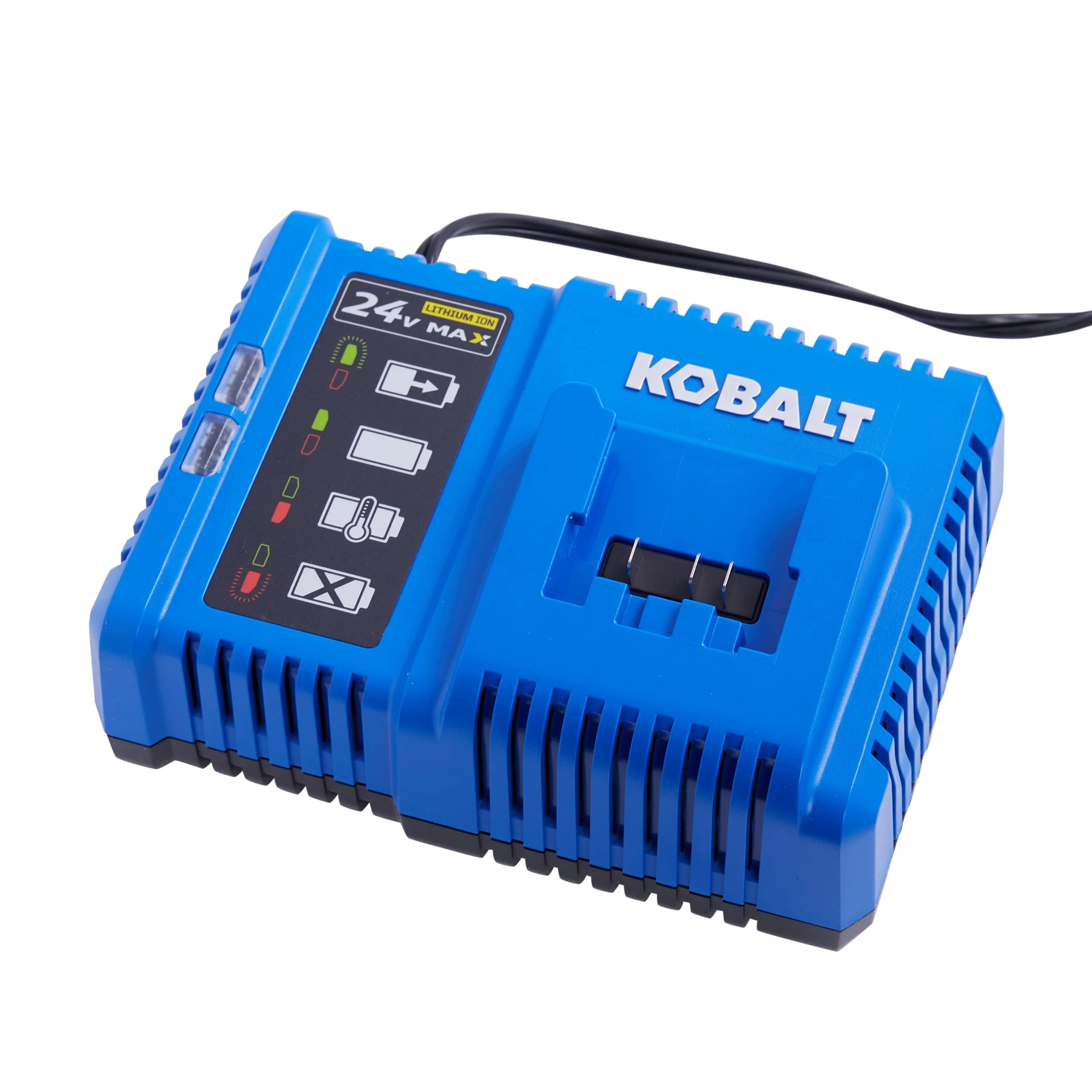 Kobalt Power Tool Batteries & Chargers 24-Volt Max 2-Pack 4 Amp-Hour; 4 Amp-Hour Lithium Power Tool Battery Kit (Charger Included) 2 Kobalt Power Tool Batteries & Chargers 24-Volt Max 2-Pack 4 Amp-Hour; 4 Amp-Hour Lithium Power Tool Battery Kit (Charger Included) - Image 2